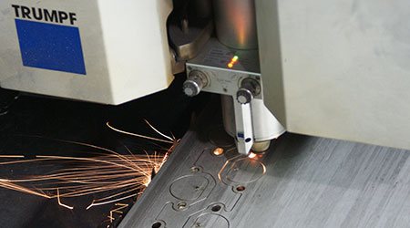 Metal Sheet Laser Cutting and Processing Services including as water jet cutting offered through GHI